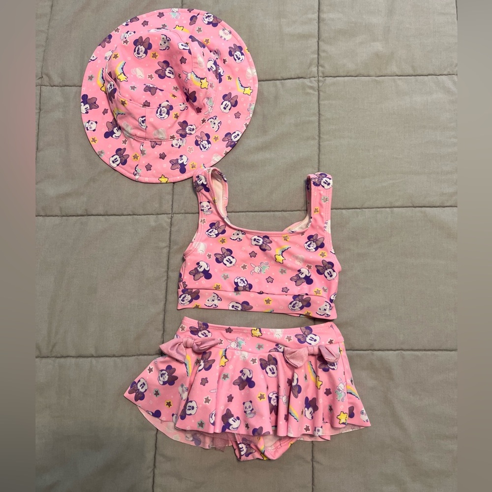 Disney Minnie Mouse Deluxe 3 Piece Swim Set